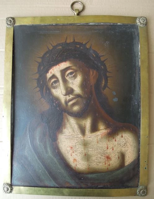 Wizerunek Chrystusa przed renowacją